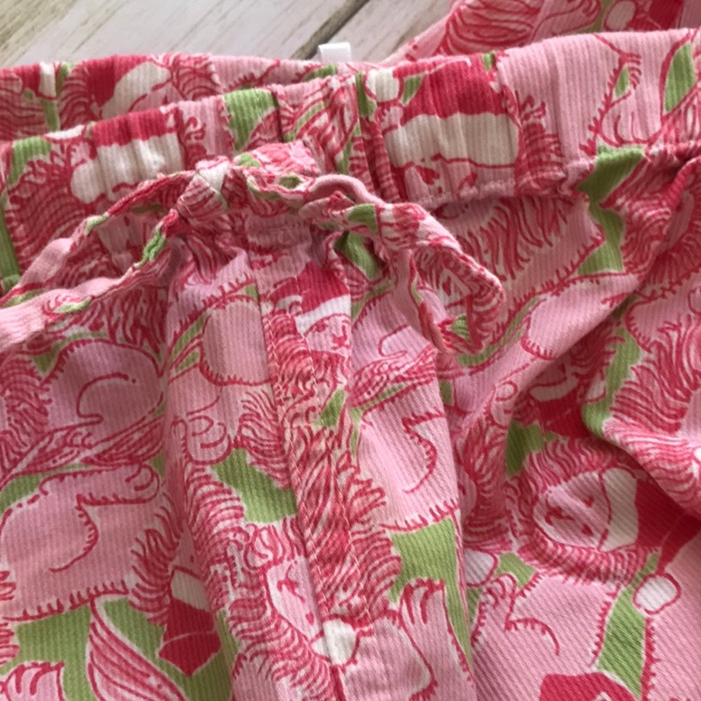 Rare Lilly Pulitzer Santa Paws Lion PJs Collectors - Picture 10 of 11